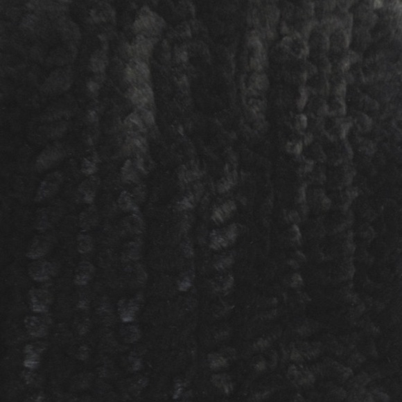 Genuine Rabbit Fur Shawl/Scarf With Tassels - Picture 7 of 7